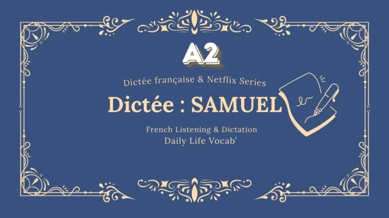 Extrait 1 – Samuel